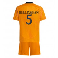 Camiseta Real Madrid Jude Bellingham #5 Visitante Equipación para niños 2024-25 manga corta (+ pantalones cortos)